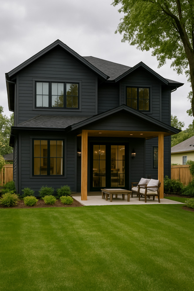 Inspiration for a transitional exterior home remodel in Boston