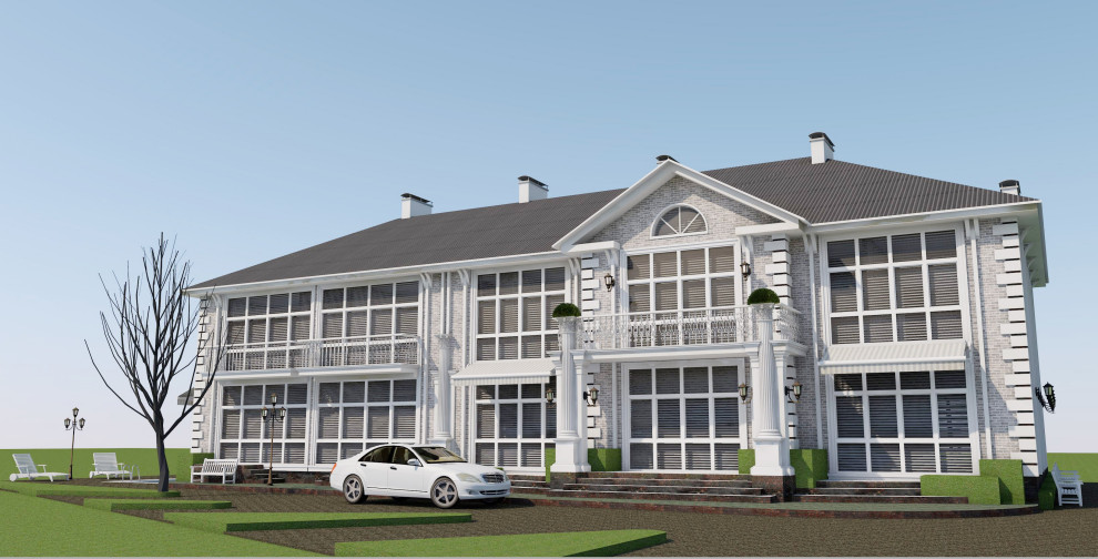 Архитектура здания в классическом стиле