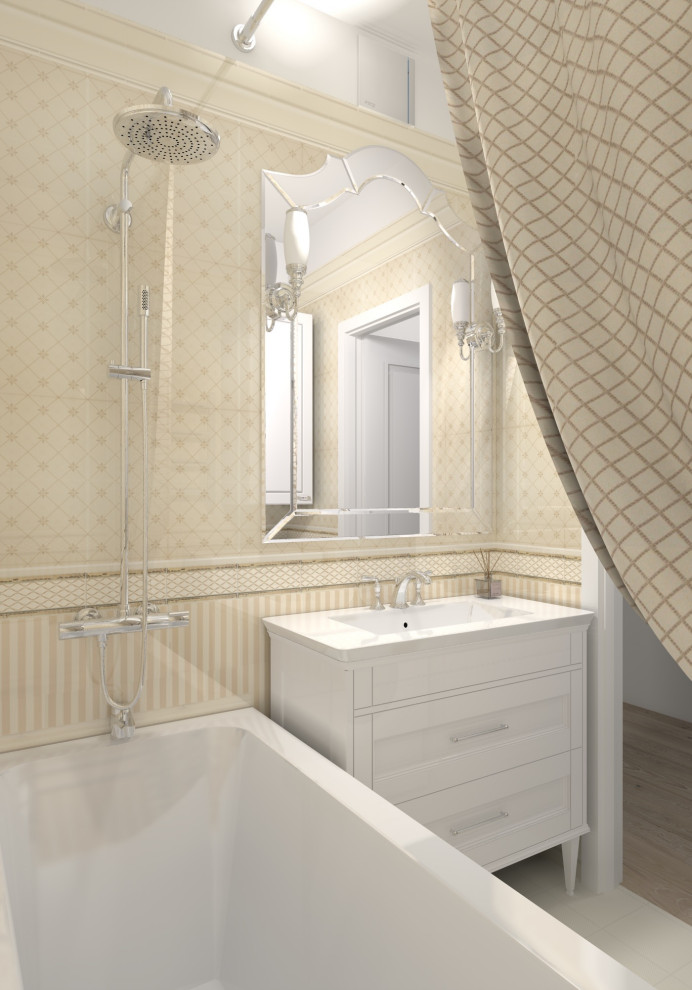 Квартира 38м2 в легком классическом стиле