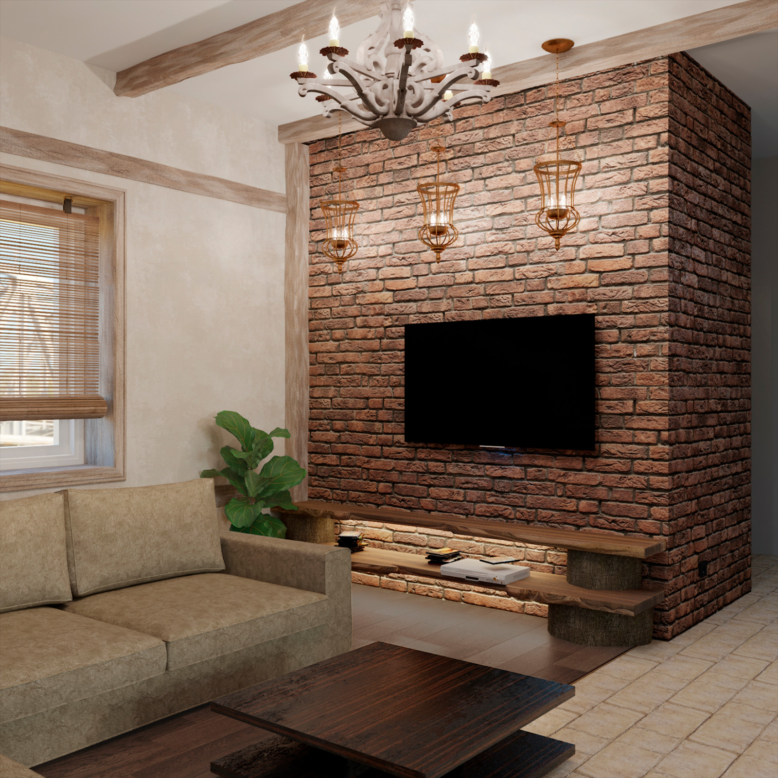 Частный жилой дом. Первый этаж