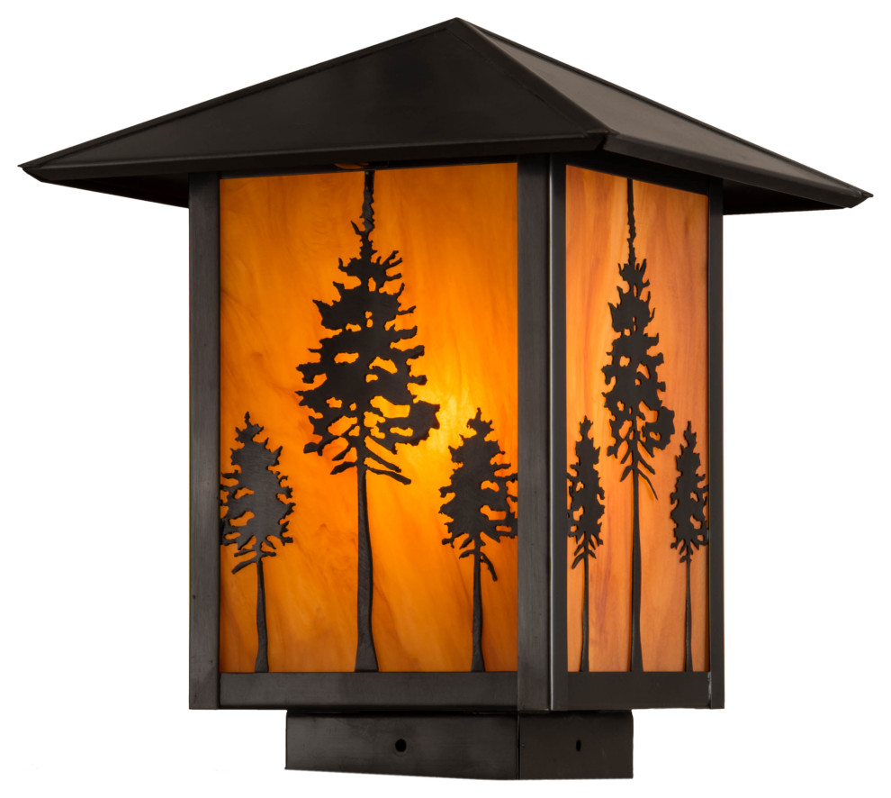 9Sq Great Pines Deck Light Rustic Deck Lighting by Meyda Lighting
