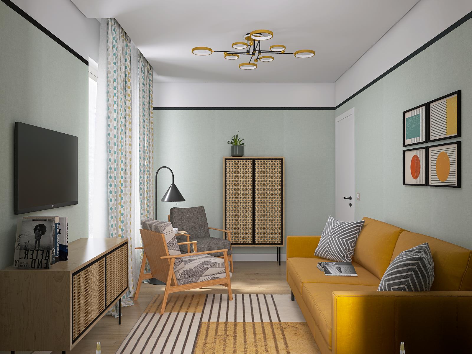 Дизайн-проект квартиры, 45 м2