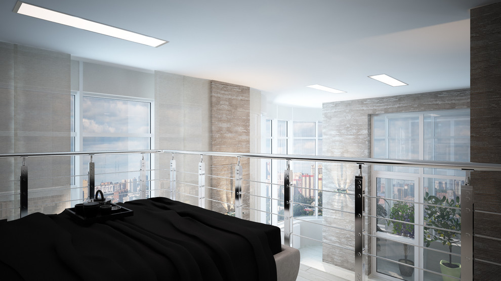 Однокомнатная квартира, высота потолка 4 м