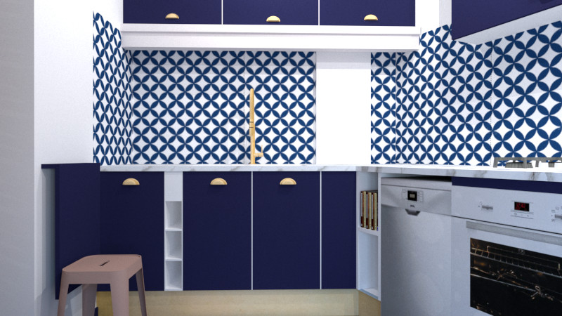 vue 3D cuisine