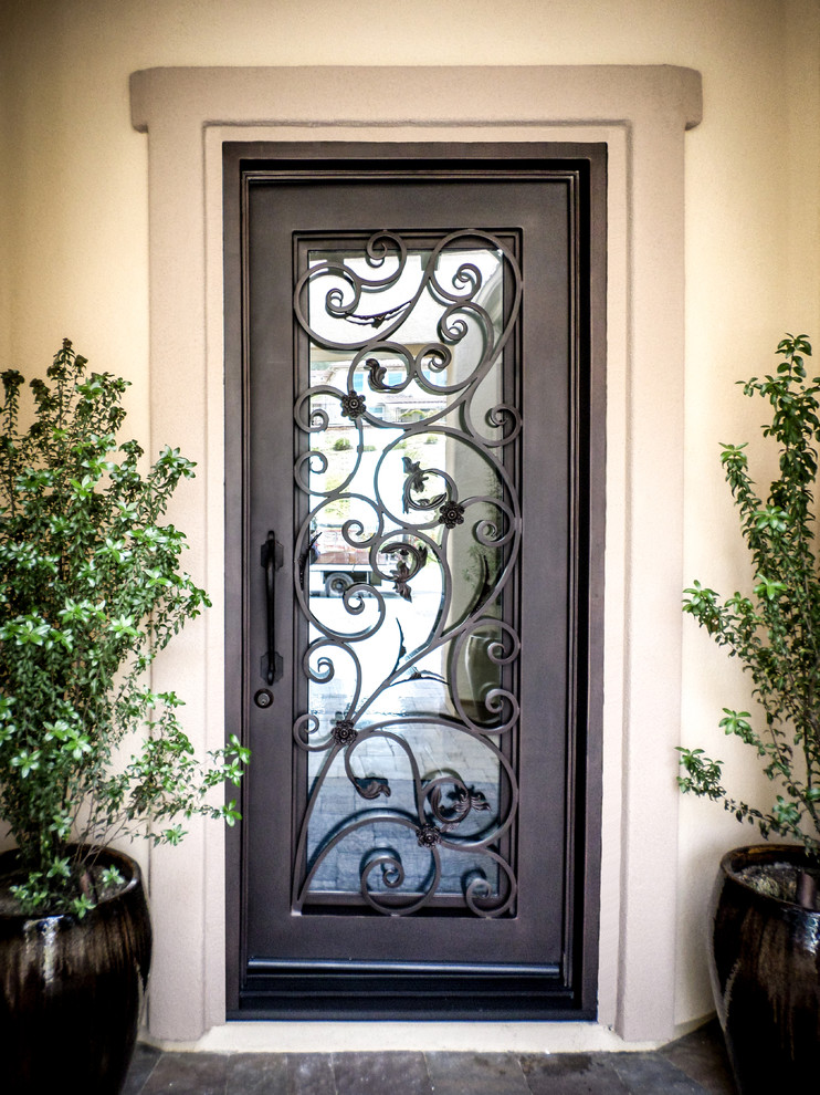 Beautiful Wrought iron Front Doors Orange County by Naddour's