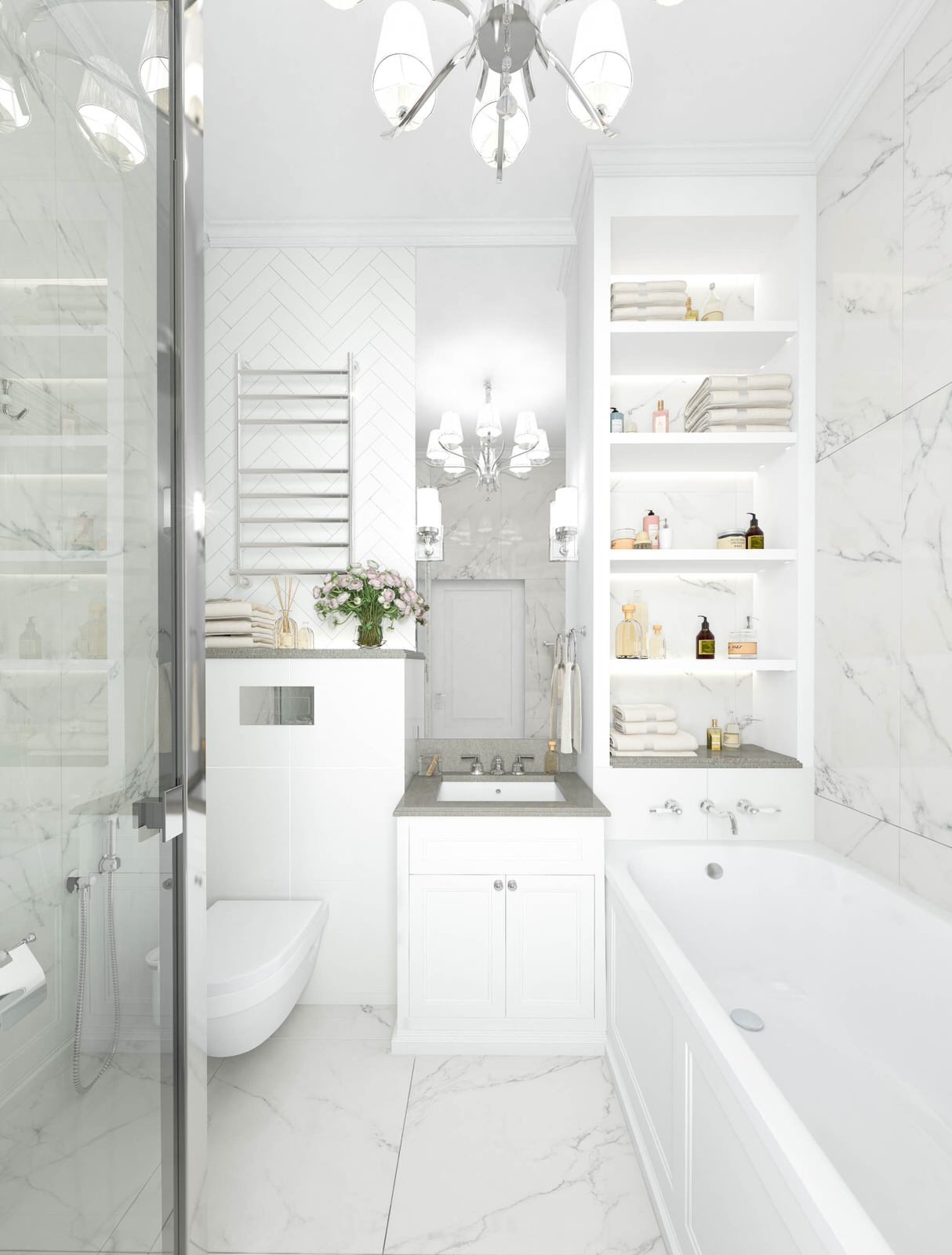 Квартира для многодетной семьи в стиле НЕОКЛАССИКА