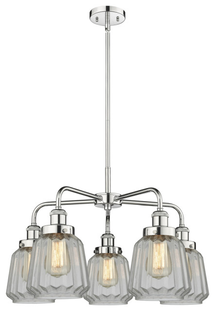 Innovations Chatham 5 24.5" Chandelier Polished Chrome