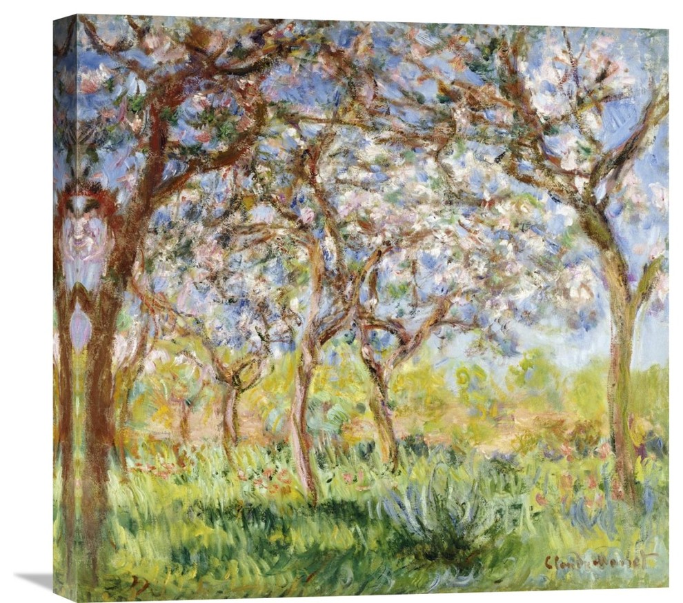 "Spring at Giverny" Artwork, 22" x 21"