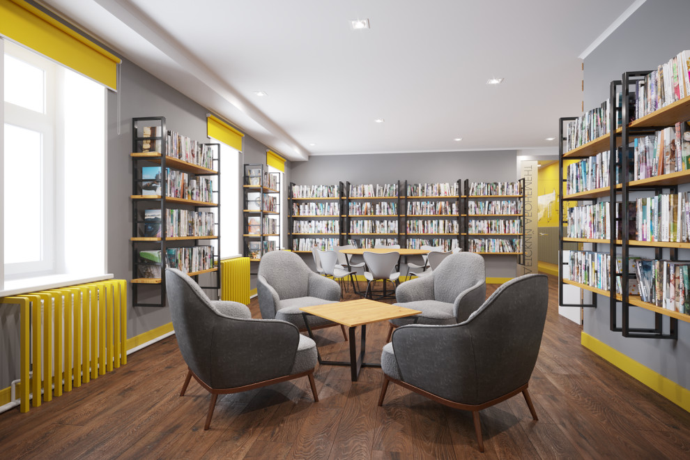 Дизайн-проект Модельной библиотеки в г.Улан-Удэ, 113 кв. (Республика Бурятия)