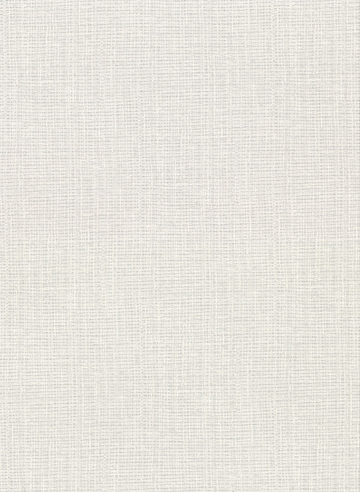 Claremont Light Gray Faux Grasscloth Wallpaper Contemporary