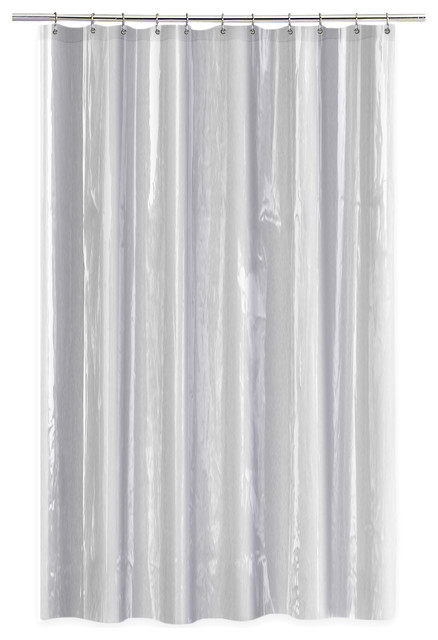 Anti Mildew Shower Liner 3p Contemporary Shower Curtains By