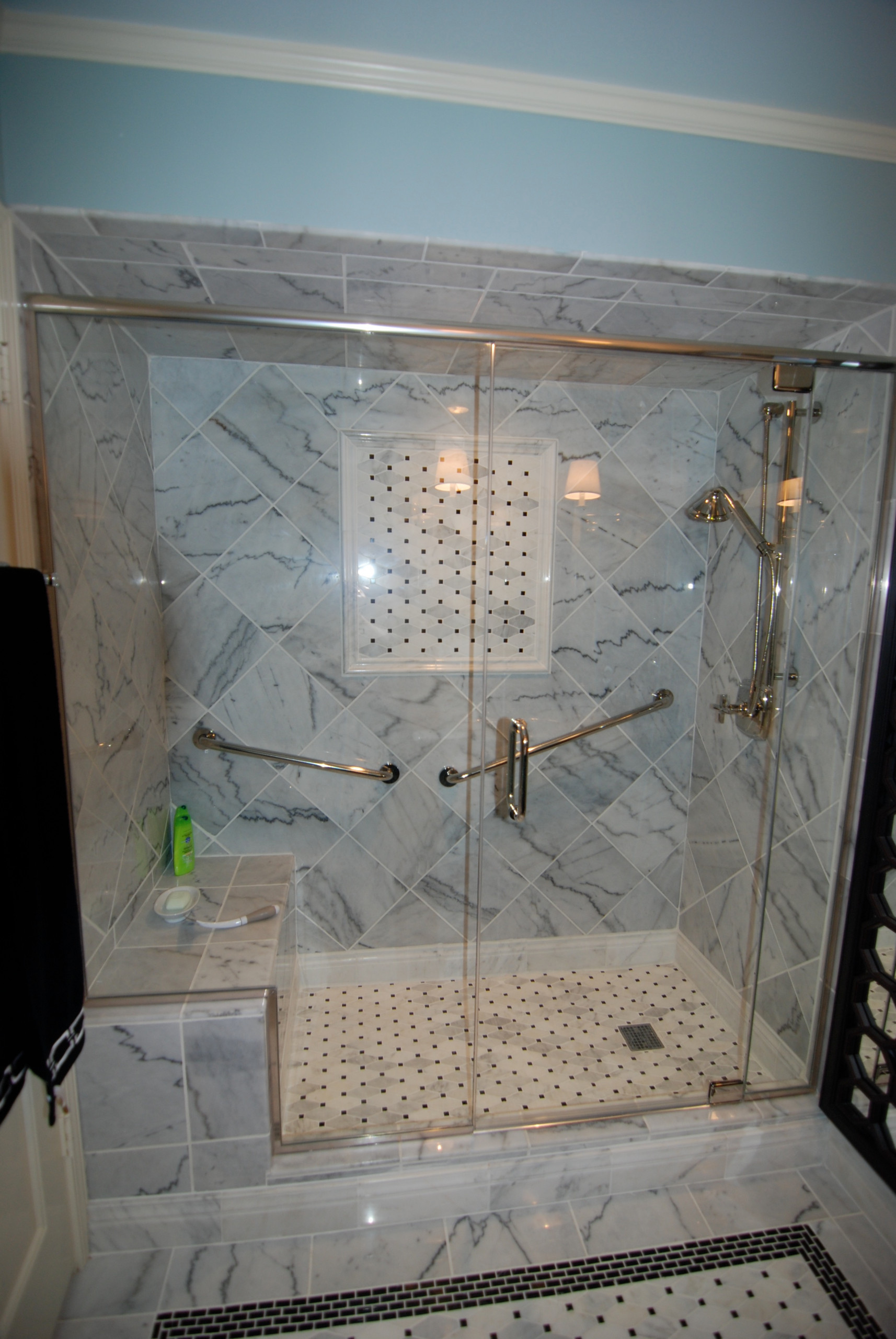 Blue Guest Bathroom