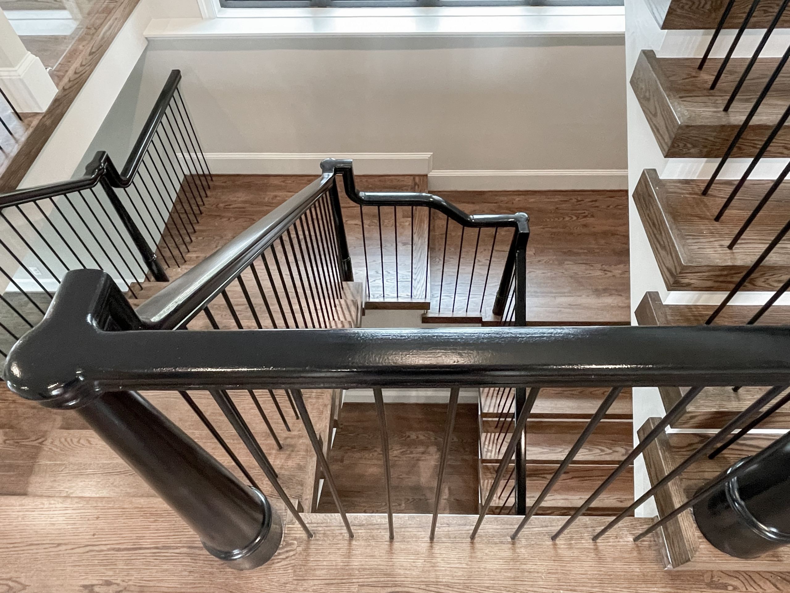 89_Eclectic and Edguy Staircase in French Contemporary Residence, McLean VA 2210