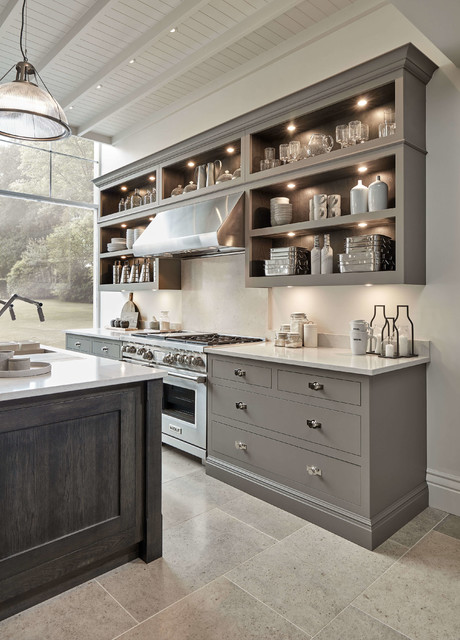 Modern Grey Kitchen industrielt-koekken