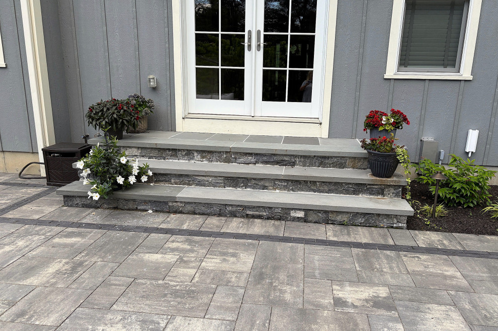 Back Patio Landing and Steps