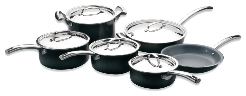Earthchef Montane 11 Piece Cookware Set Contemporary Cookware Sets By Berghoff International Inc