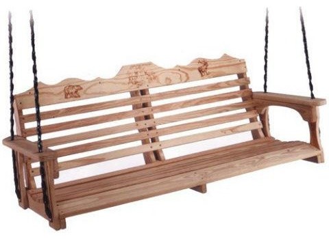 Beecham Swing Co Wildlife Series 5ft Treated Porch Swing