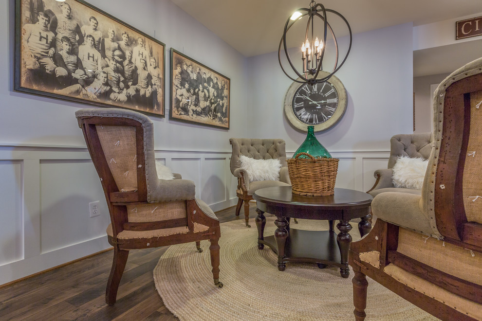 Example of a mountain style home design design in DC Metro