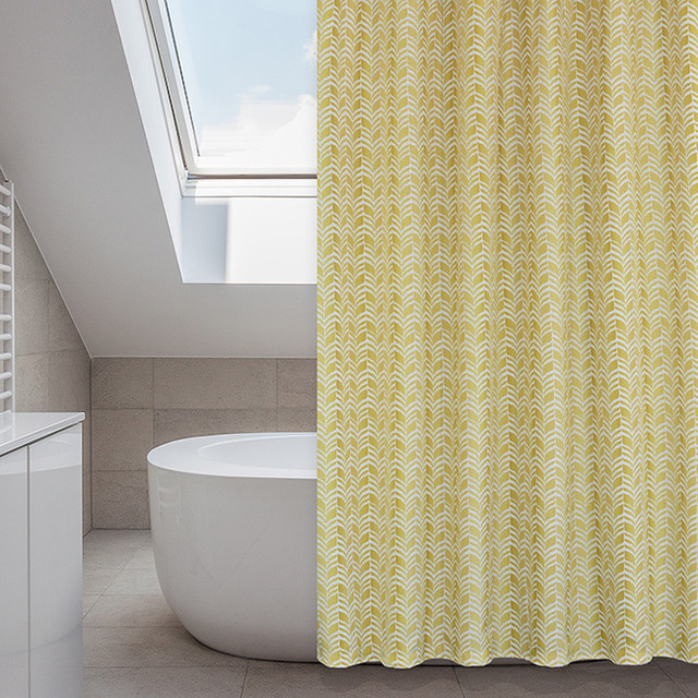 Metro Buttercup/ Mustard Yellow 14-piece Shower Curtain Set