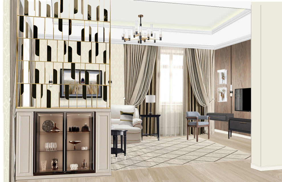 Дизайн проект квартиры в ЖК Сюита Казань