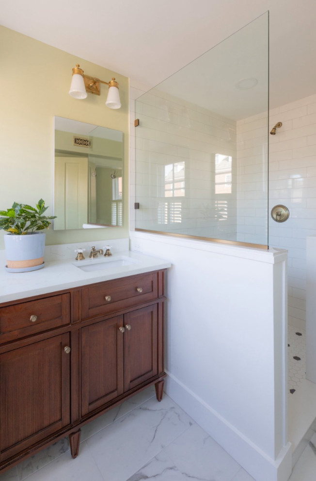 Bathroom - transitional bathroom idea in Baltimore