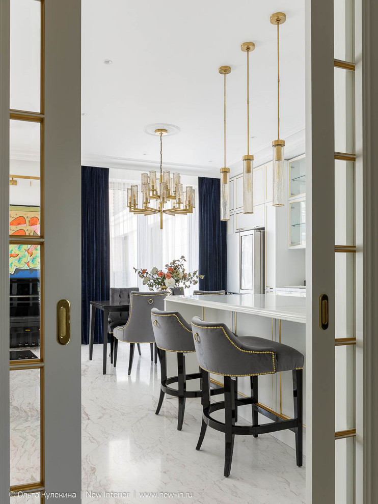 Квартира на Крестовском в стиле современная классика - 125 м²