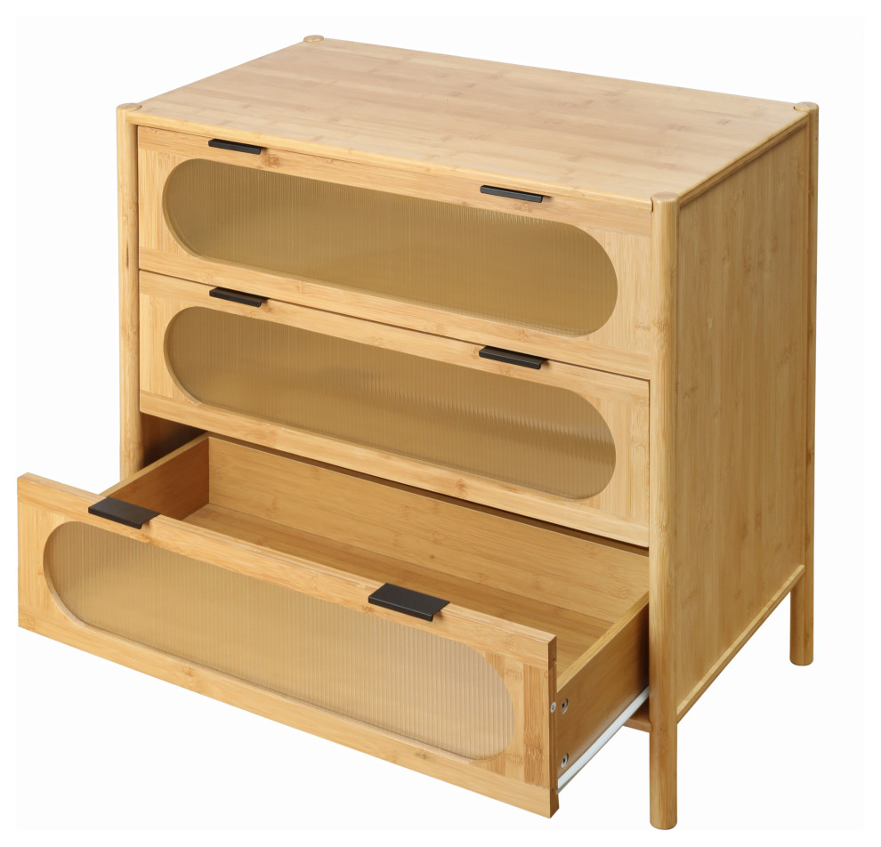 3 Drawer Storage Transitional Storage by
