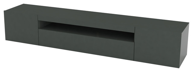 Daiquiri Contemporary TV Stand, Anthracite