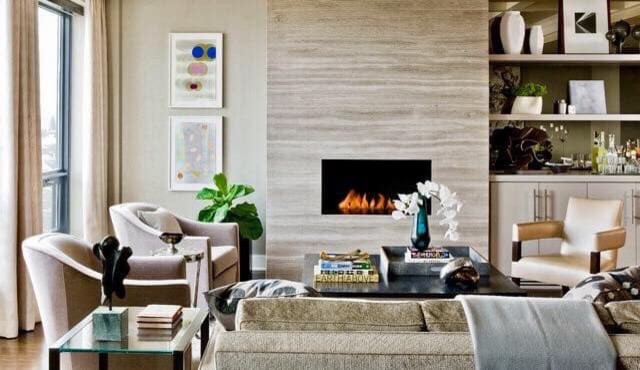 Inspiration for a transitional home design remodel in Chicago
