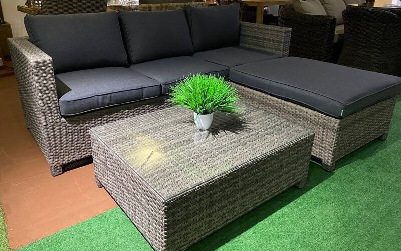 VICKY угловая из искусственного ротанга