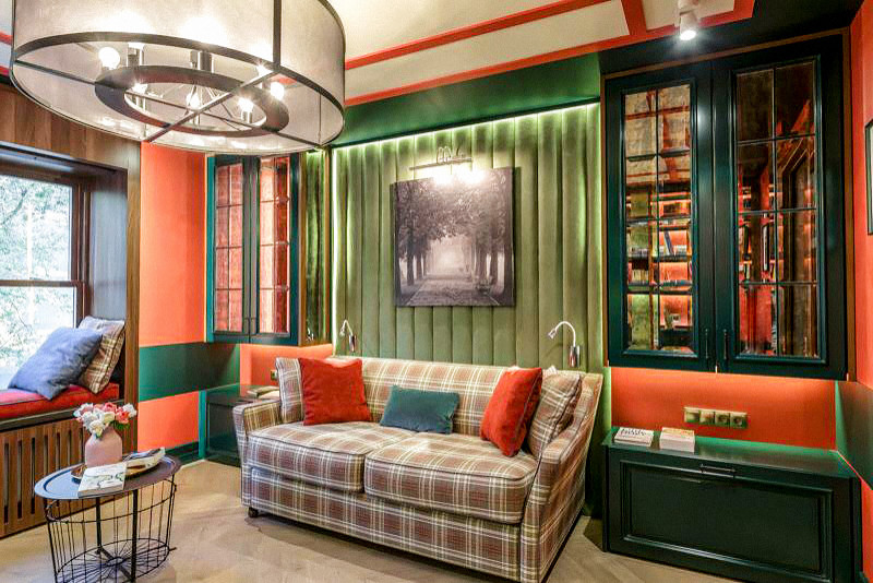 Гостиная в книжном переплете