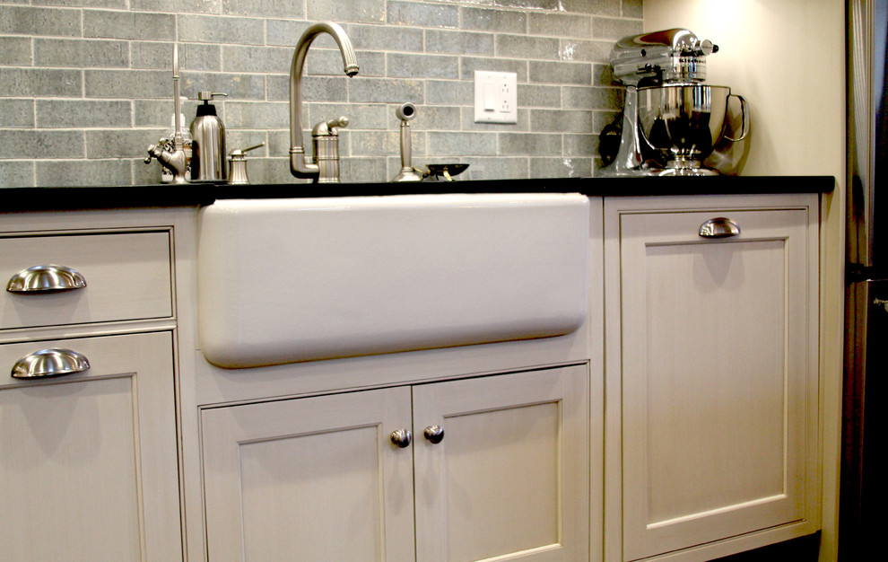 Home design - large transitional home design idea in Boston