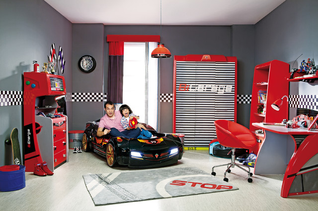 car bed kids bedroom - dream room - modern - kids - miami -turbo