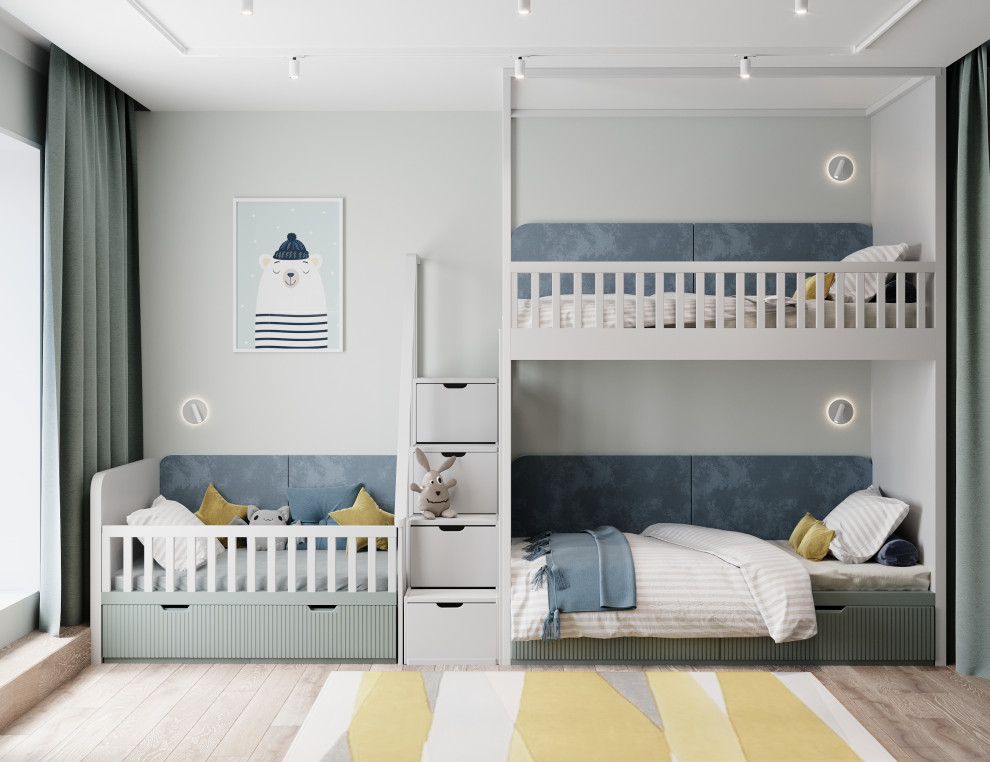 Детская 15 кв.м для двоих детей и няни