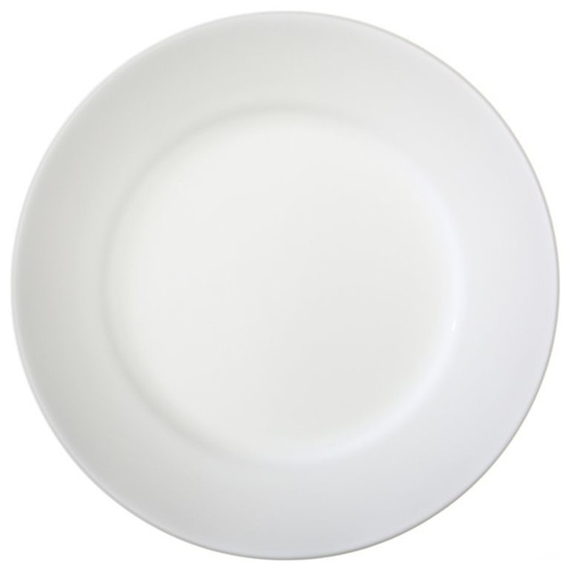 Corelle Vive Dinner Plate, Dazzling White Dinner Plates by Homesquare