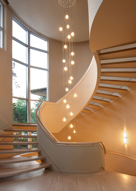 Waters Edge contemporaneo-escalera