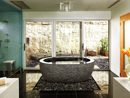 小石をつかったモダンなインテリアのすすめ | Houzz (ハウズ) 小石をつかったモダンなインテリアのすすめ | Houzz (ハウズ)