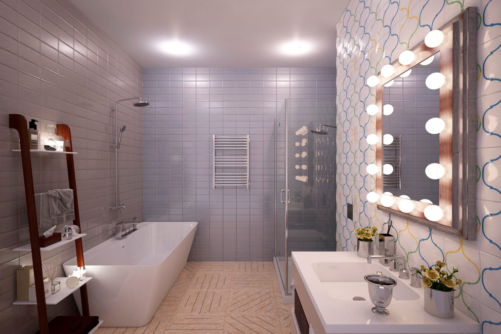 Квартира в стиле контемпорари.