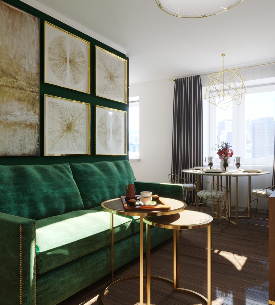 Дизайн проект 2-х комнатной квартиры для интересной девушки