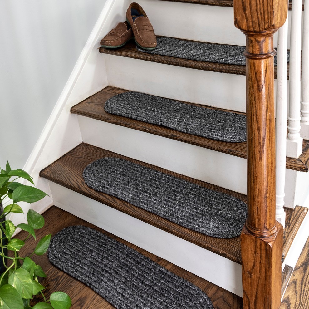nuLOOM Braided Lefebvre 13Piece Stair Treads Contemporary Stair