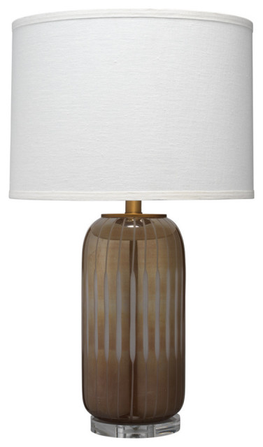 Hughes Table Lamp Mauve Glass With, Jamie Young Batik Table Lamp
