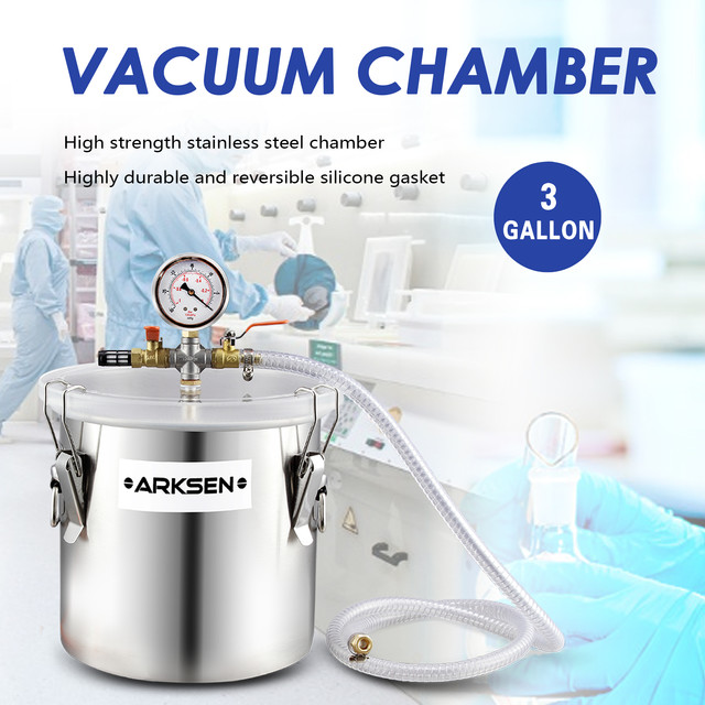 Degassing Vacuum Chamber Epoxy Silicone Resin, 3Gallon, 250mm