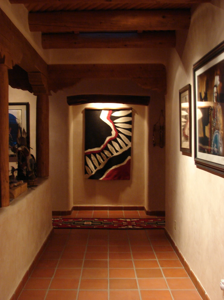 This is an example of a traditional entryway in Albuquerque.