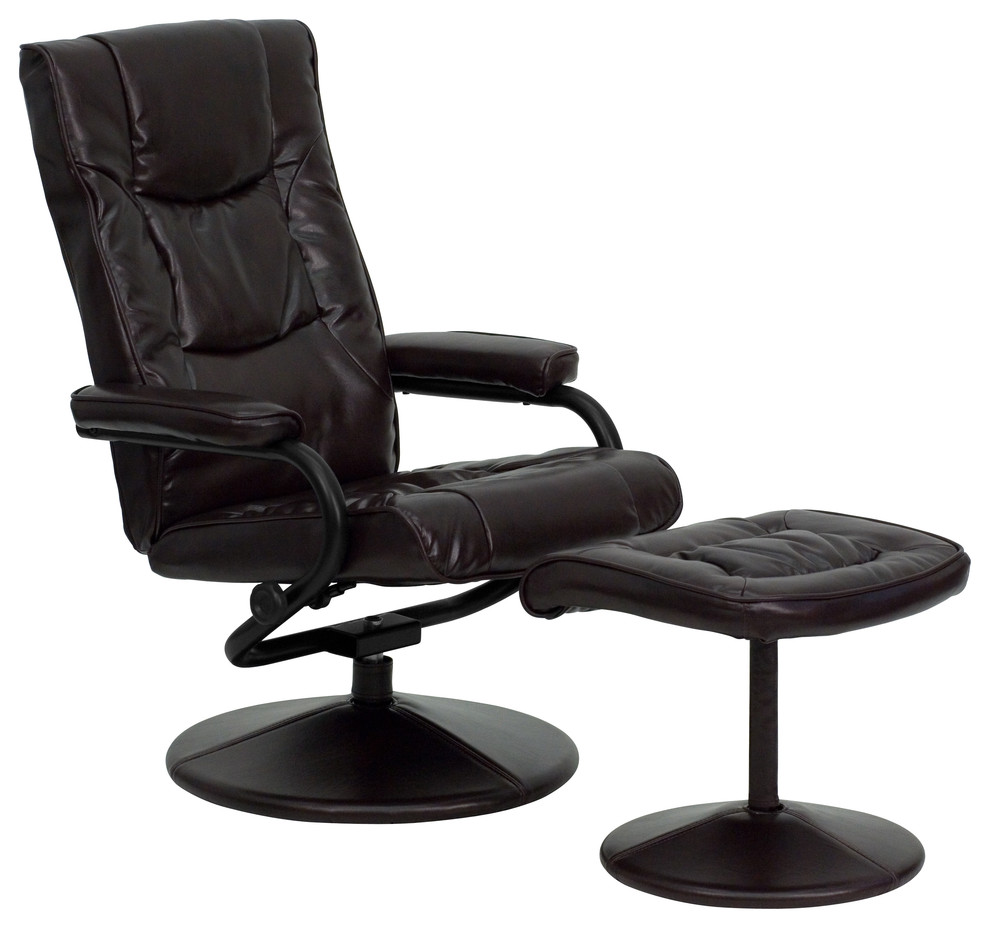 Brown Bonded Leather Recliner BT-7862-BN-GG