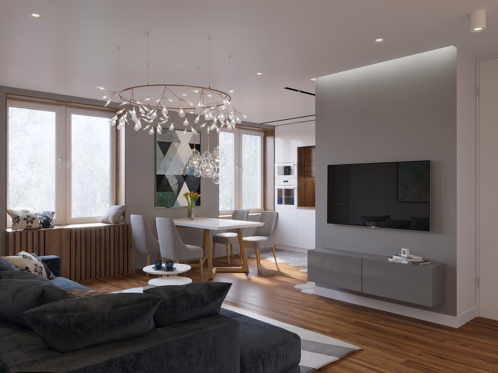 Современная квартира для молодой семьи