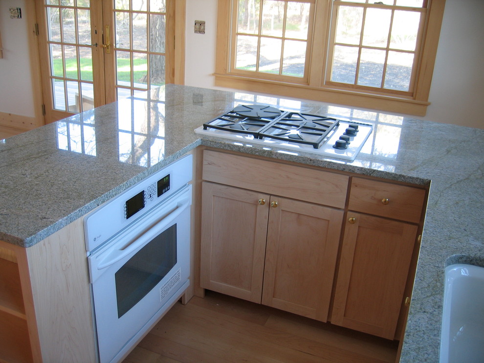 Inspiration for a coastal kitchen remodel in Boston