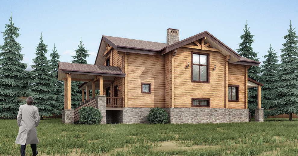 Индивидуальный жилой дом в деревне Каменка