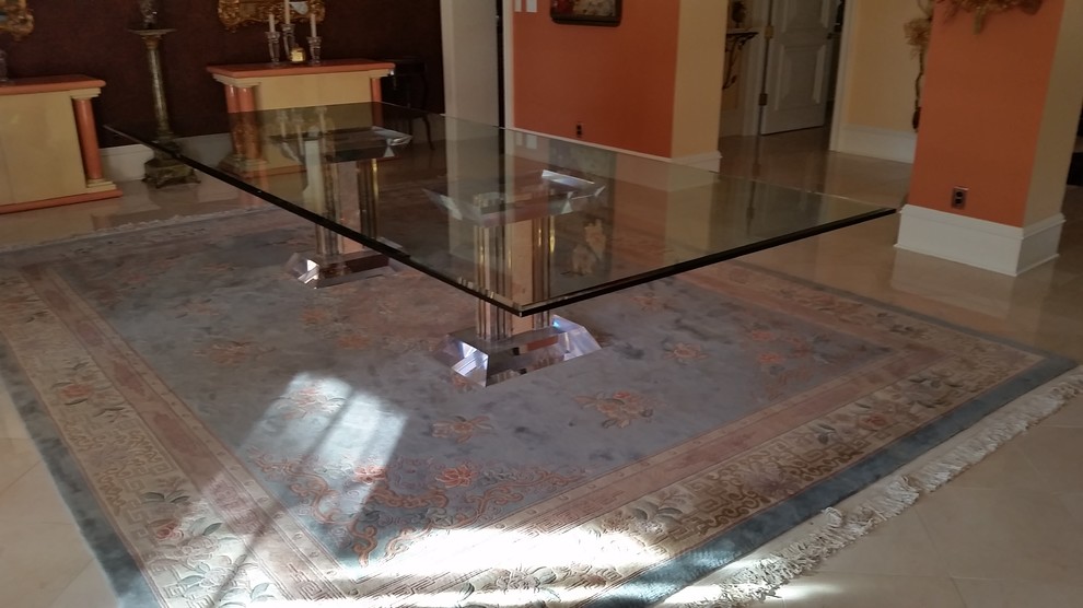 Inspiration for a transitional dining room remodel in Phoenix