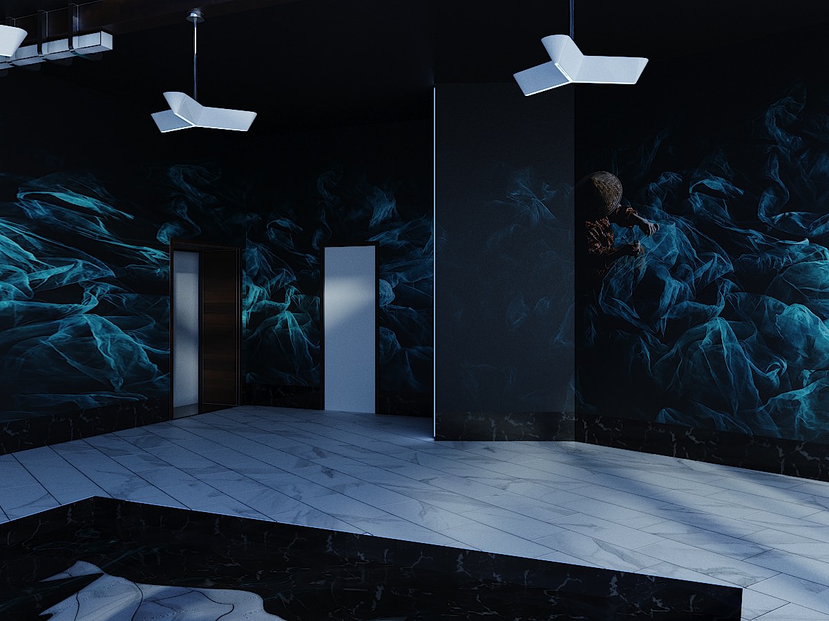 Дизайн проект интерьера бассейна