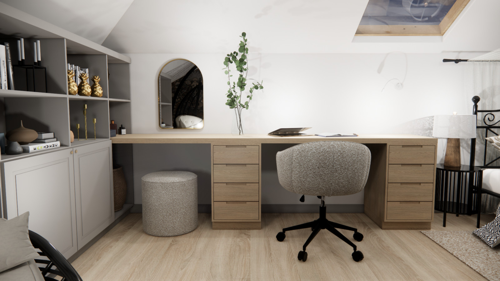 Дом п.Березняки мансарда